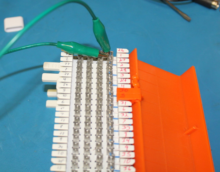Test Alarm Points Using Alligator Clips and a Multimeter