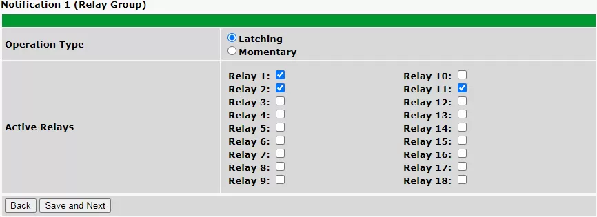 netguardian relay notification menu