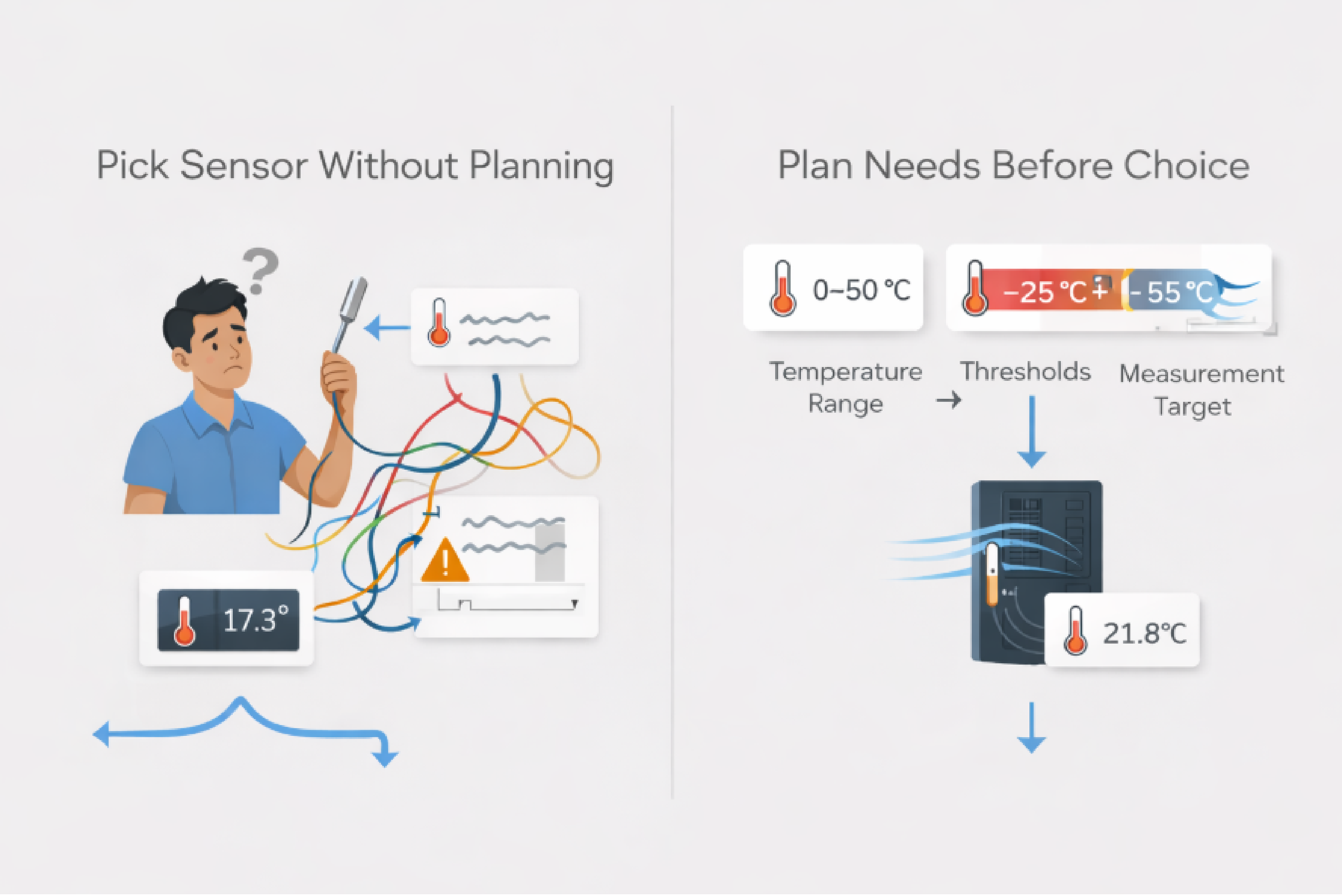 Chosing the best sensors
