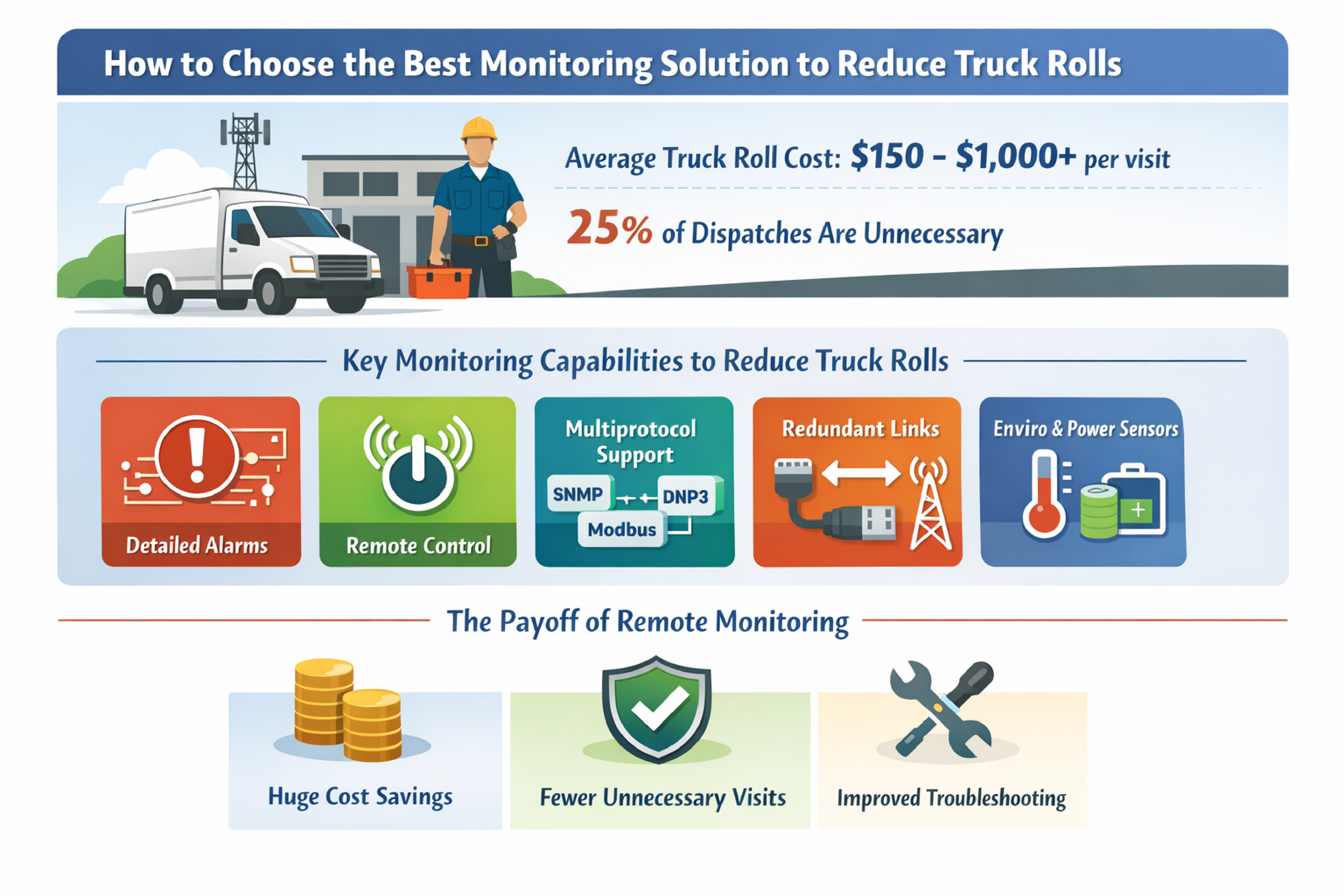 Reduce Truck Rolls