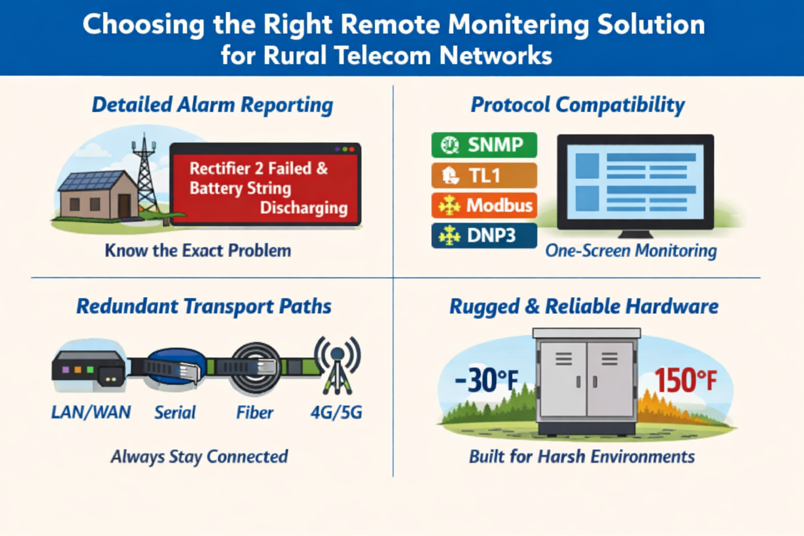 Choosing the Right Solution for Rural Telecom Networks