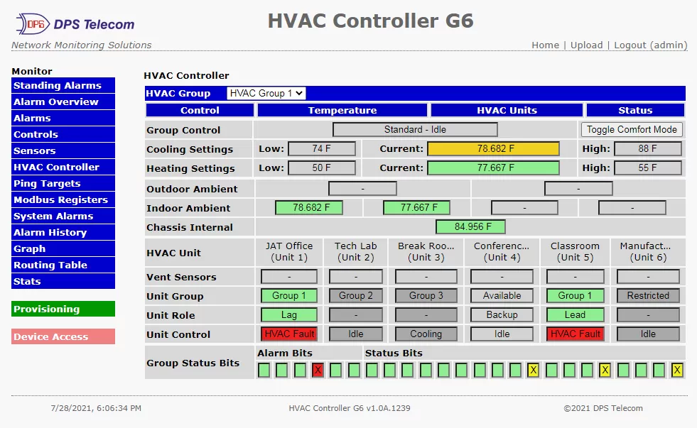 HVAC Controller GUI