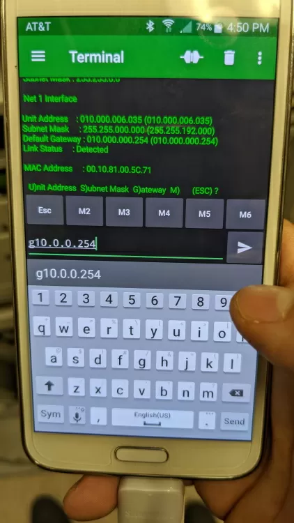 Setting your RTU through your phone
