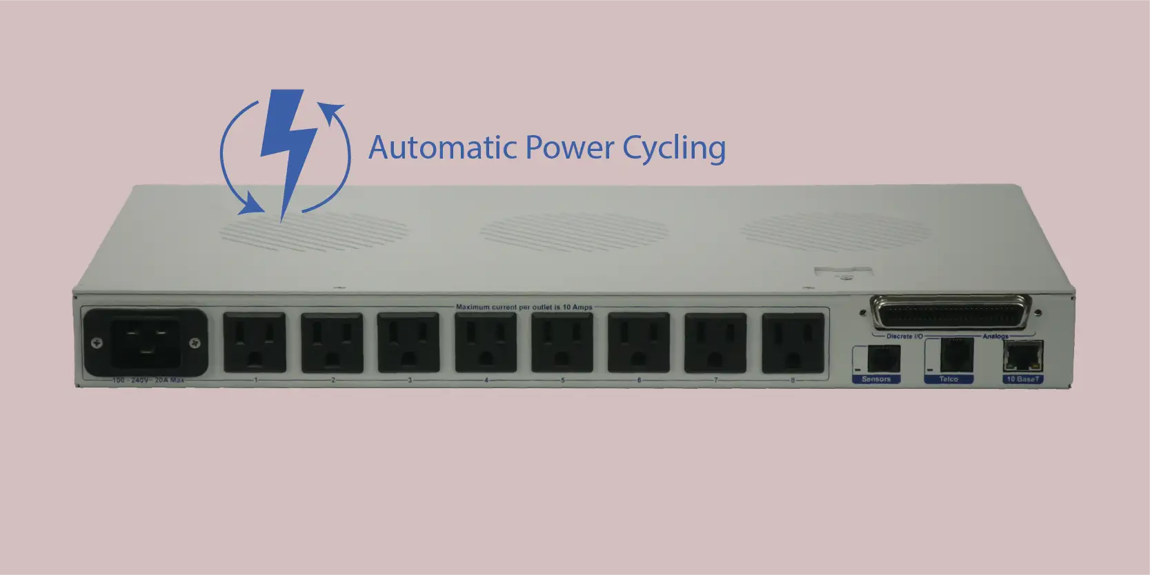 Automatic power-cycling with the Remote Power Switch AC