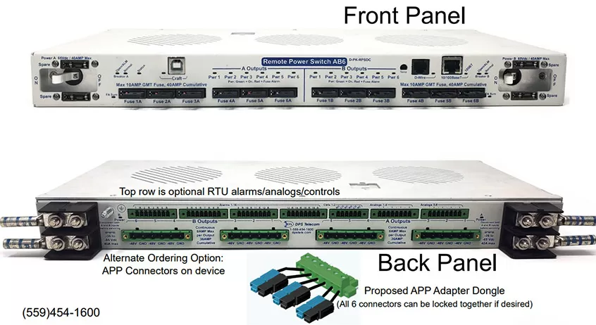Remote Power Switch G6 AB6 with Anderson Power Products connectors.
