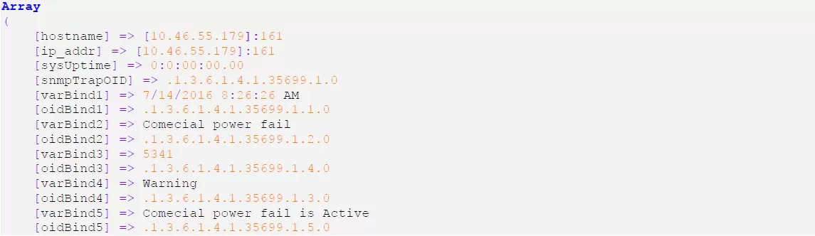 SNMP Module device