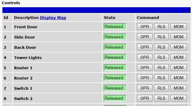 RTU Web Interface