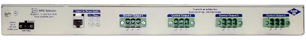The back panel of the controller extension box