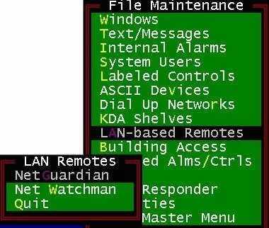 Select LAN-based from File Maintenance