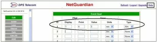 NetGuardian Event Qual
