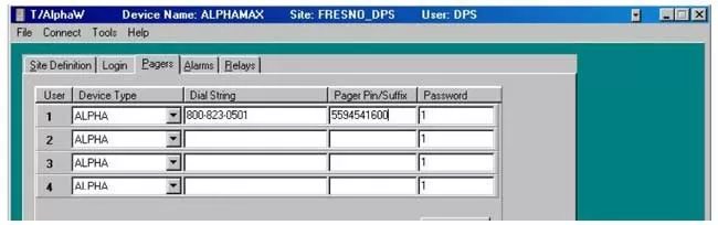 TAP Gateway numbers for common carriers