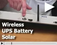 Wireless UPS solar