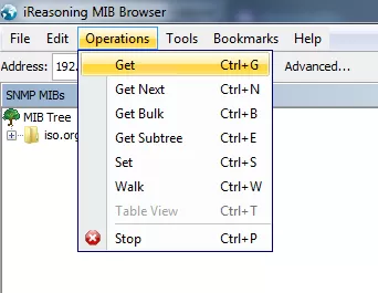 MIB Browser Get