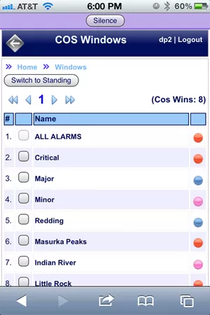 Mobile Web Interface