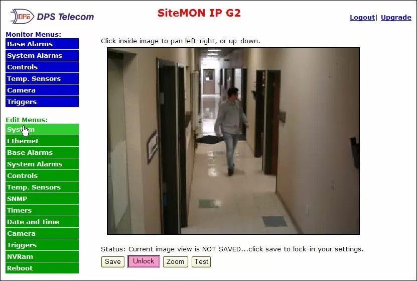 SiteMon IP Web Interface