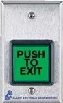 Push to exit button