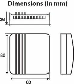 Vaisala - Temperature/Humidity Sensor Dimensions
