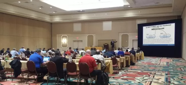 Andrew speaking at Secure Rail 2017