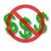 Crossed out dollar signs