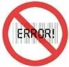 Crossed out error