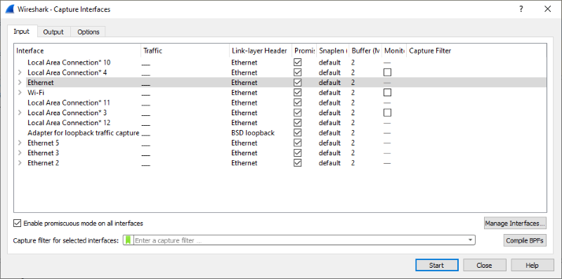 remote wireshark capture